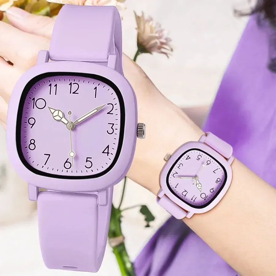 Fashion Brand Bear Women Quartz Watch 2024 Ladies Casual Silicone Jelly Watches Clock Girl Gift Zegarek Damski Vera Lux