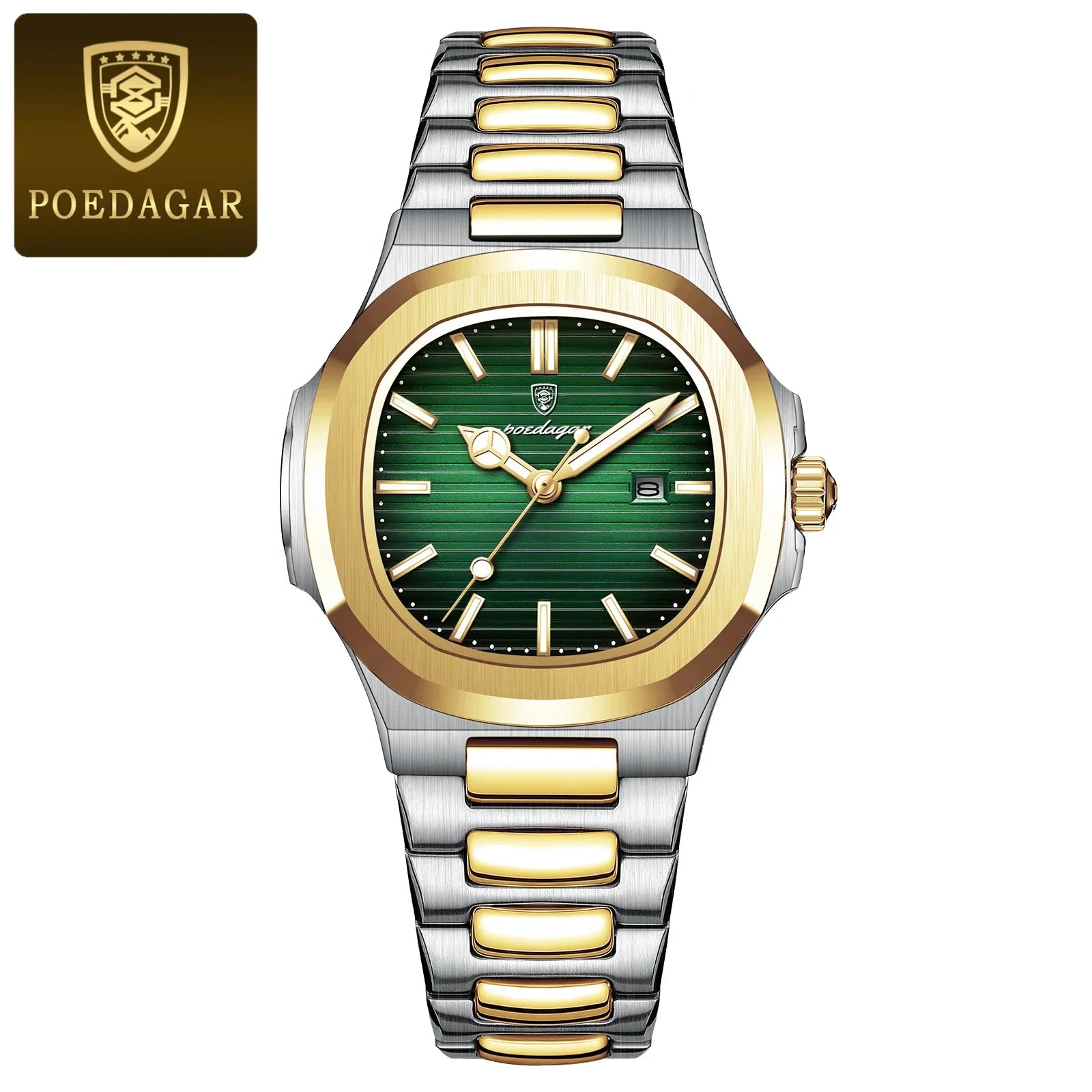 POEDAGAR Luxury Woman’s Quartz Watch Date Waterproof Luminous Ladies Wristwatch Stainless Steel Fashion Watches For Women Reloj Vera Lux