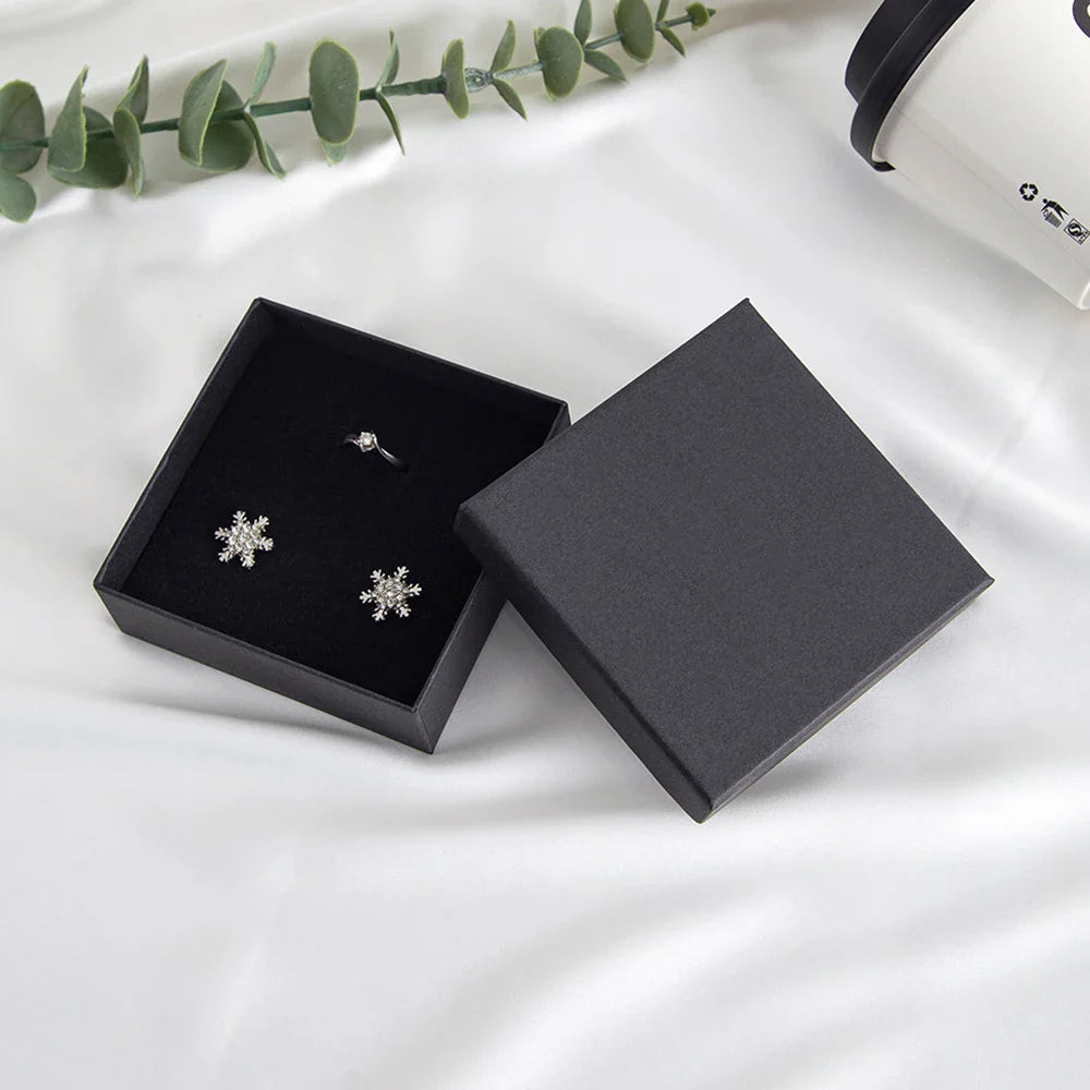 24Pcs Personalized Logo Jewelry Paper Gift Box Wedding Favors Ring Earring Necklace Pendant Bracelet Stud Bag Storage Packaging Vera Lux