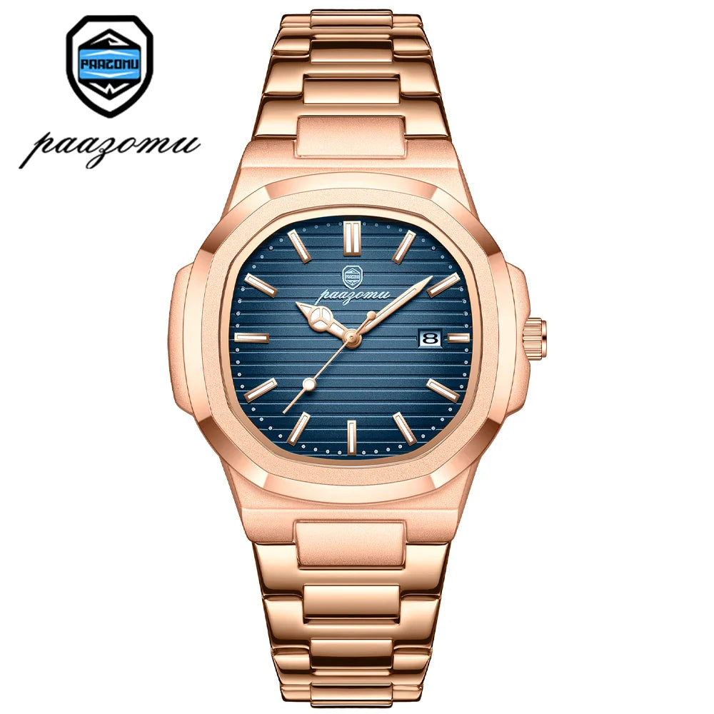 2026 New Men Watch Quartz Waterproof Male Clock Business Watch Mens Watches Top Brand Luxury Watch Men Chronograph reloj hombre Vera Lux