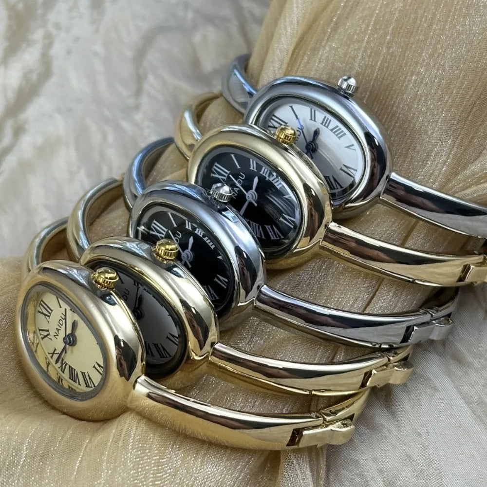 Famous Brand Bracelet Watch Stainless Steel Strap Gold Watch Fashion Small Dial Ladies Girl Gift Wristwatches Relojes Para Mujer Vera Lux