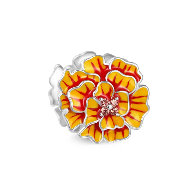 2026 925 Silver Flower, Butterfly, Highland Cow, Motorcycle Pendant Fit European Original Bracelet DIY Jewelry Exquisite Jewelry Vera Lux