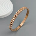 New gear-shaped stainless steel gold-plated bracelet 18K, high quality waterproof couple bracelet, wife gift Vera Lux