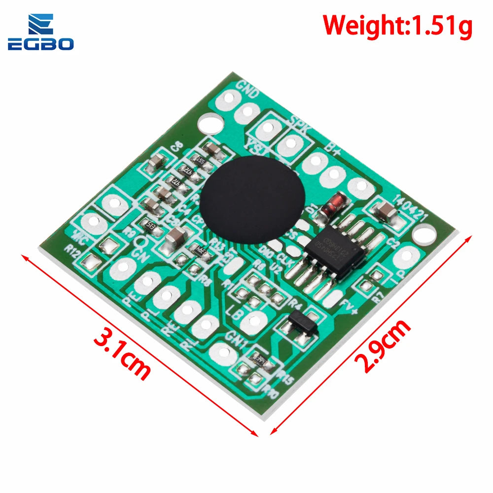 Sound Module for Electronic , IC Chip, Voice Recorder, Recording, Playback, Talking, Music, Audio, Recordable Board, 30S, 120S Whatever the Treasure