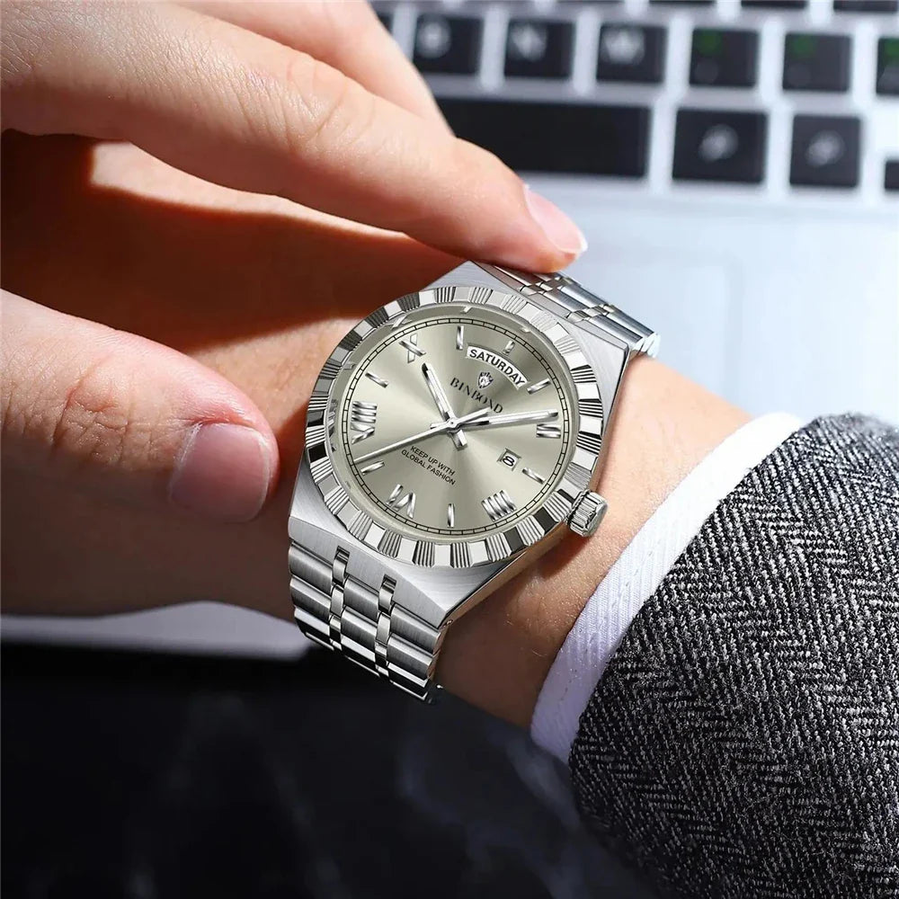 New Waterproof Luxury Sports Movement Mens Watches For Man Gifts Fashion Quartz Wristwatches Automatic Watch Men Digital Clock Vera Lux
