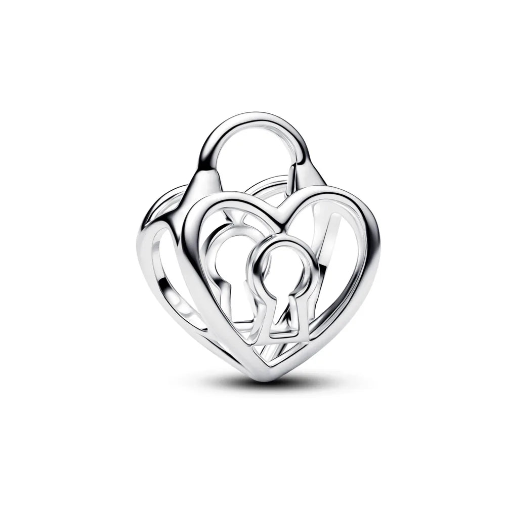 2026 New S925 Silver Hollow Elephant Monkey Car Pendant Fit Original Bracelet DIY Accessories Women's Charm Jewelry Gifts Vera Lux
