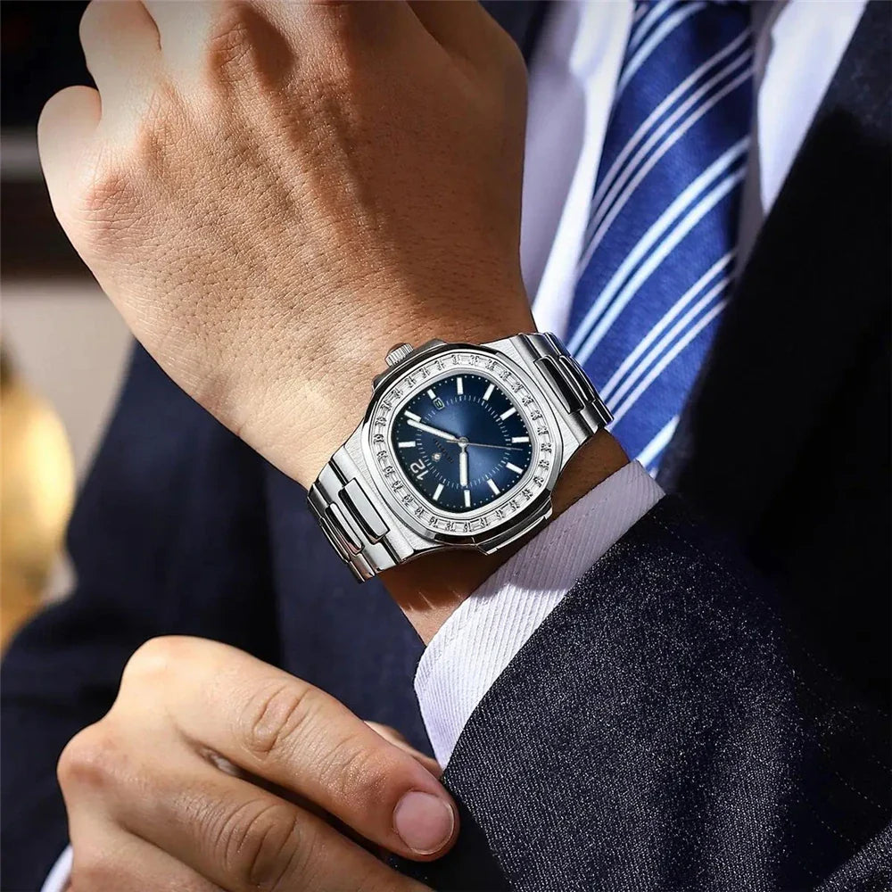Luxury Digital New Diamond Watch For Man Fashion Quartz Wristwatches Mens Automatic Watches Man Gifts Clock Tudo Por 1 Real Vera Lux