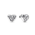 Christmas Gift Hot Selling 925 Silver Blue Stone Flower Stud Earrings Fit Women's Festival Exquisite Charm Jewelry Gifts Vera Lux