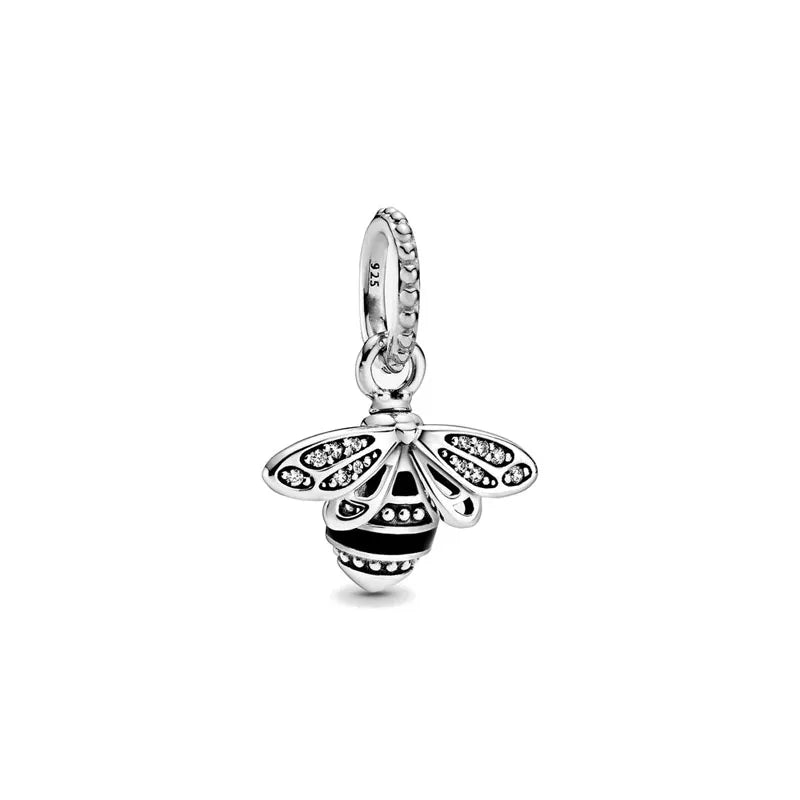 2026 New S925 Silver Robot Cross Digital Pendant, Suitable for Original Bracelets, DIY Accessories, Women's Charm Jewelry Gifts Vera Lux