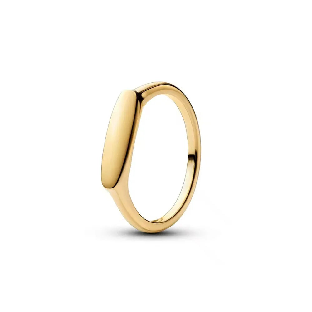 925 Silver Gold Color Heart Stone Rings Ring New Hot Selling Gold Color Rings Suitable For Any Occasion  DIY Birthday Gift Vera Lux