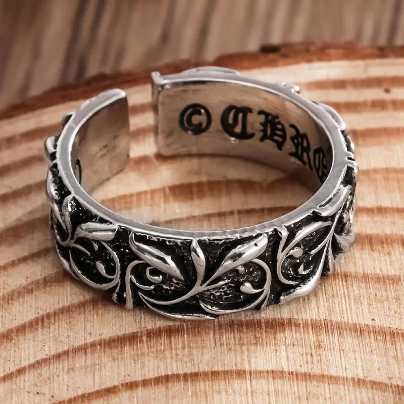 Vintage open style personalized design eternal ring for couples Vera Lux