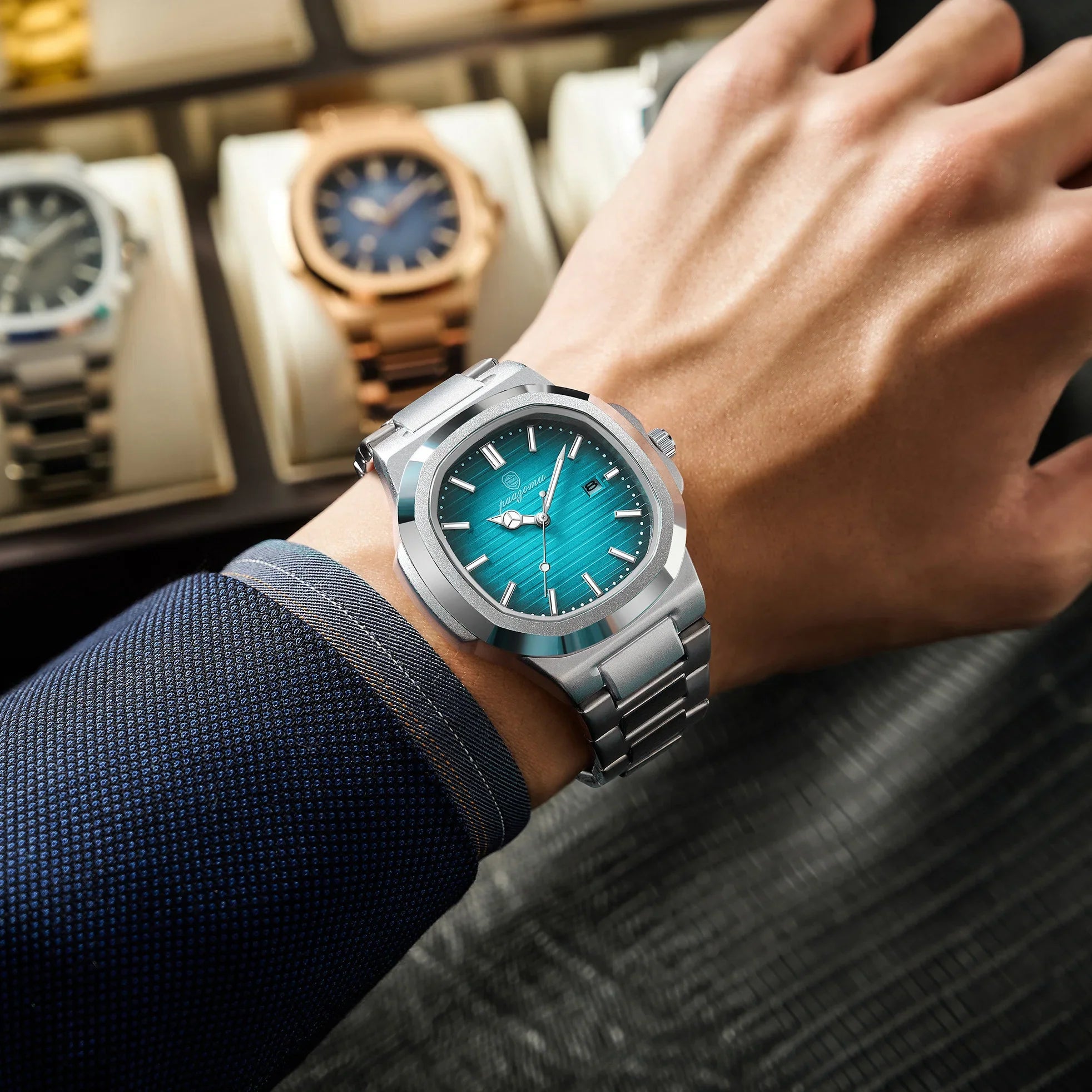 2026 New Men Watch Quartz Waterproof Male Clock Business Watch Mens Watches Top Brand Luxury Watch Men Chronograph reloj hombre Vera Lux