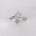 VENTFILLE 925 Silver Moon Tassel Opening Female Fashion Ins Ring Vera Lux