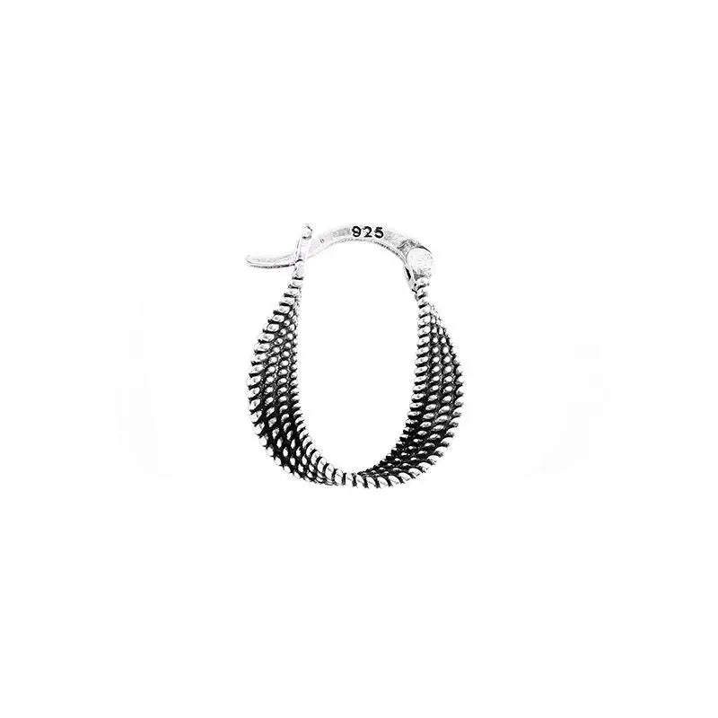 925 Sterling Silver Fried Dough Twists Engagement Stud Earrings For Women Elegant Wedding Luxury Jewelry Accessories Argent 925 Vera Lux