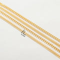 1Meter/lot 14K 18K Gold Plated Brass Metal Round Link Cable Chains DIY Jewelry Making Chain For Needlework Jewelry Accessories Vera Lux