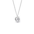 925 Sterling Silver Golden Moon Star Bow Necklace Fit Original Bracelet For Women DIY Fashion Jewelry Making Vera Lux