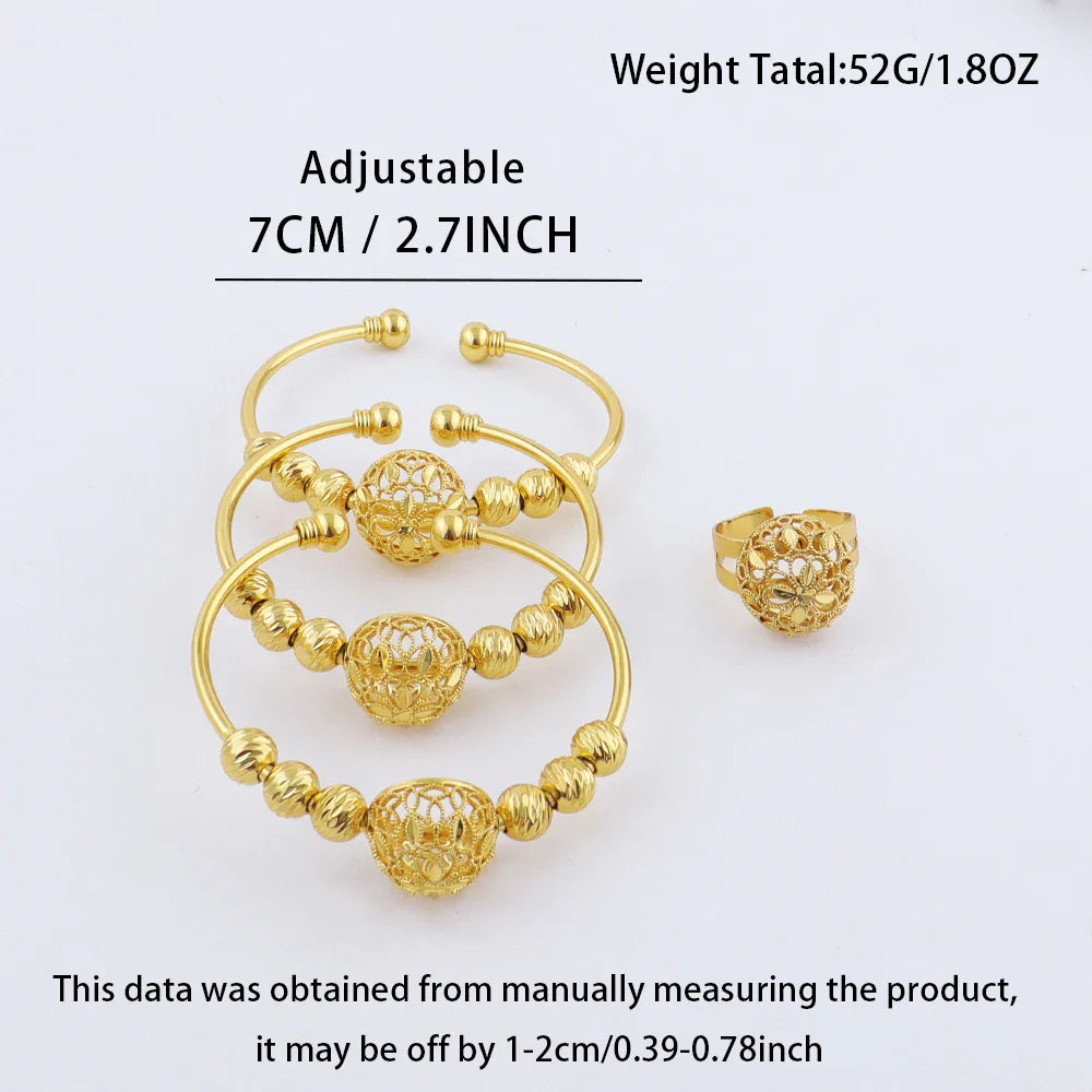 ethiopian hawaiian jewelry bangle 18k gold  plated bracelet for women flower bangle african free shipping Valentine's Day gift Vera Lux