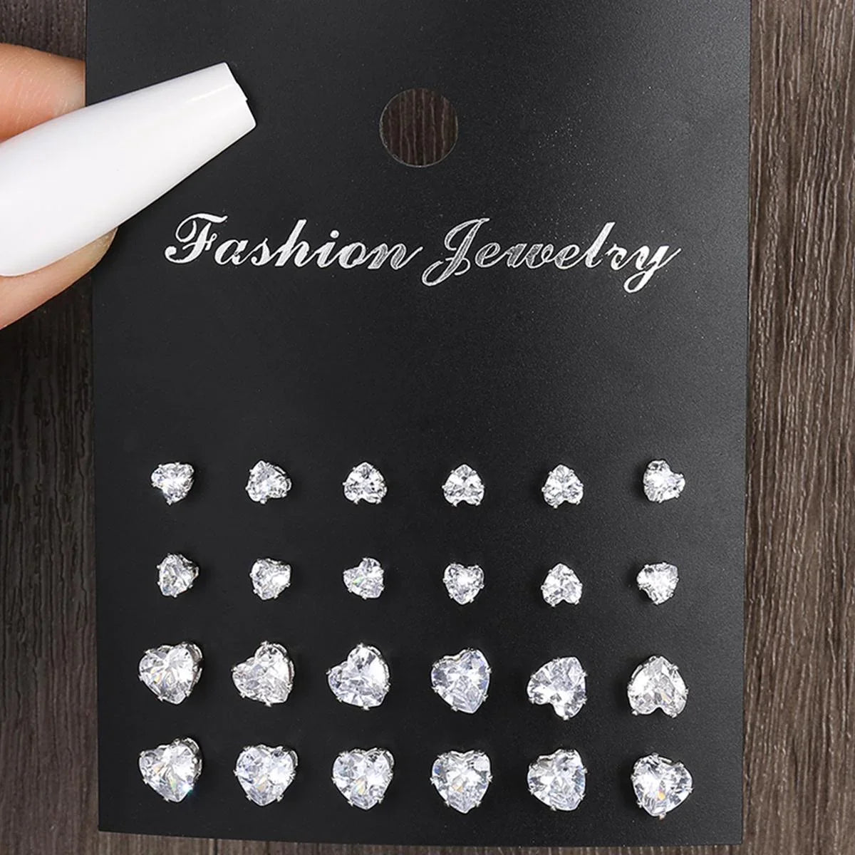 36 Pcs Simple Shiny Rhinestone Stud Earrings Set for Women Fashion Crystal Zircon Pearl Earring New Jewelry Accessories Gifts Vera Lux