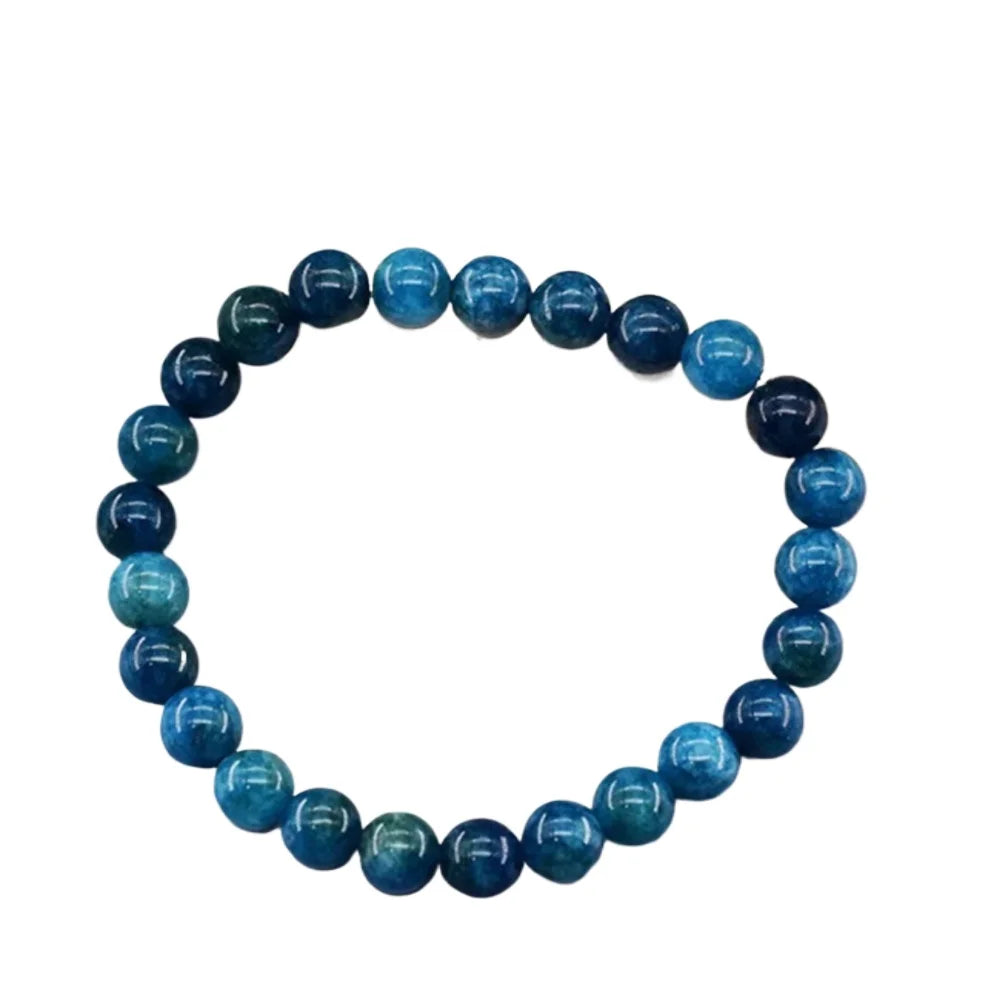 1pcs Apatite Style Bracelet Blue Tone Men And Women Bracelet Creative Trend Minimalist Style Bracelet Daily Accessories Vera Lux