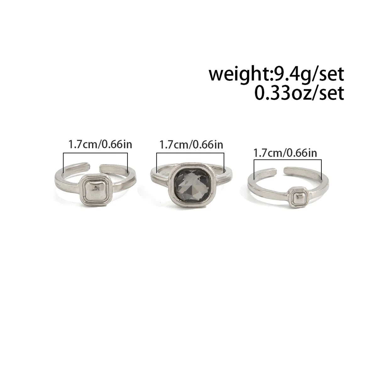 Top Quality Irregular Crystal Rings for Women Wedding Bride Elegent Stone Ring for Women Christmas Mothers' Day Gifts Vera Lux