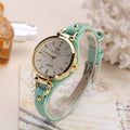 Women's Fashionable Minimalist Luxurious Quartz Watch Leather Dial Vera Lux