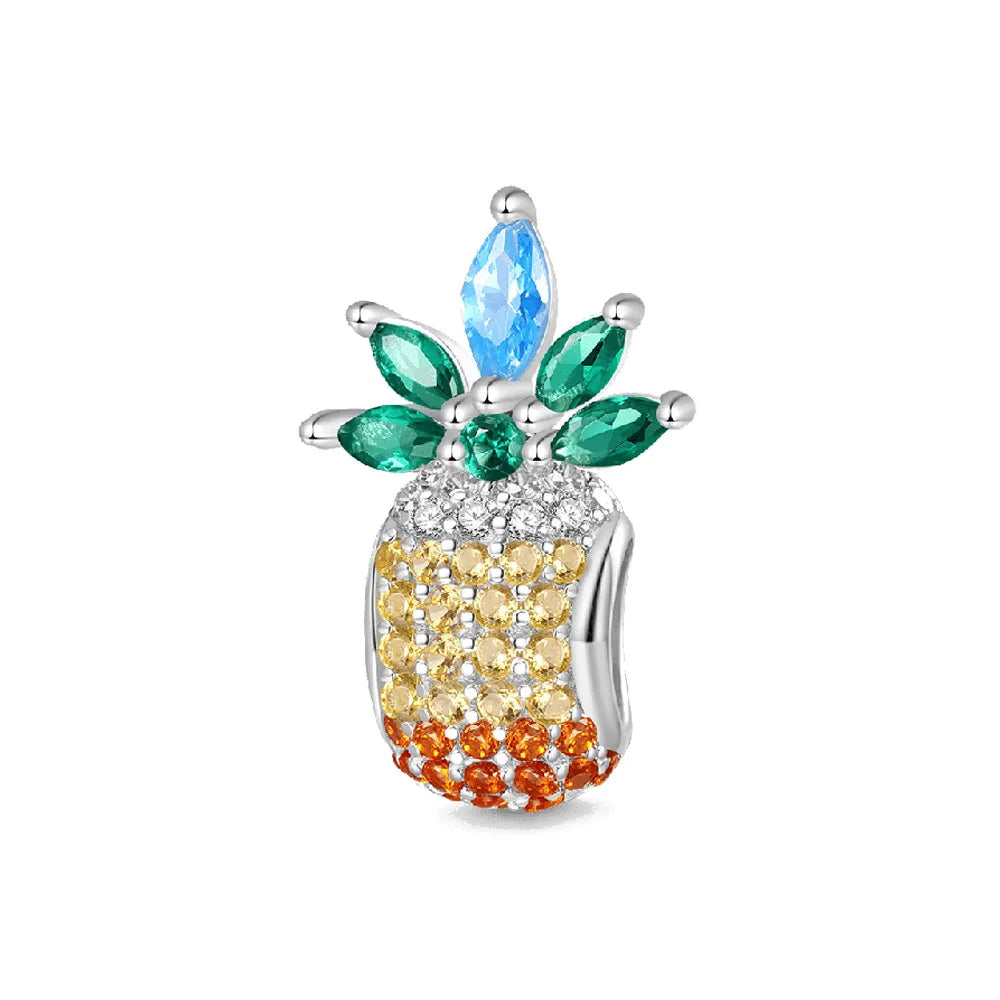 2026 925 Silver Flower, Butterfly, Highland Cow, Motorcycle Pendant Fit European Original Bracelet DIY Jewelry Exquisite Jewelry Vera Lux
