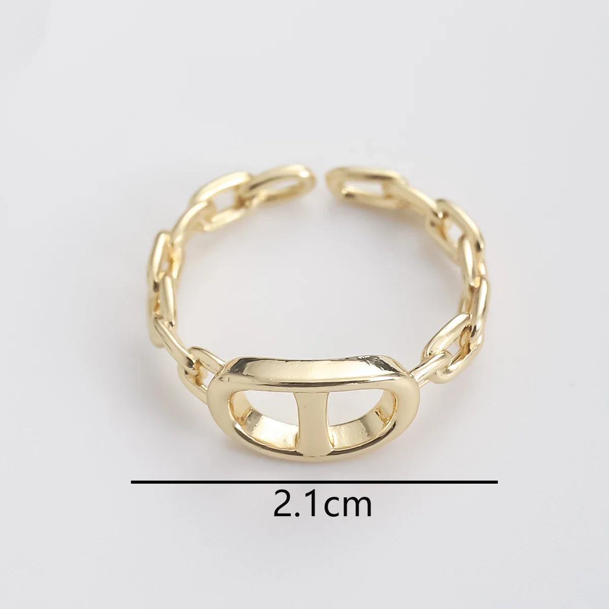 Fashionable Starry Full Drill Chain Pendant Ring for Women Versatile Luxury Design Ring Finger Accessory Copper Material Vera Lux
