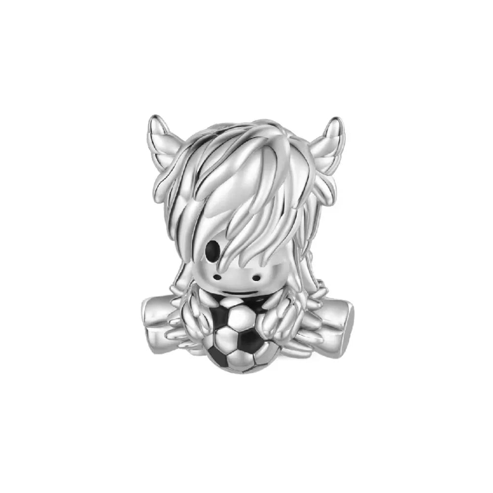 2026 925 Silver Flower, Butterfly, Highland Cow, Motorcycle Pendant Fit European Original Bracelet DIY Jewelry Exquisite Jewelry Vera Lux