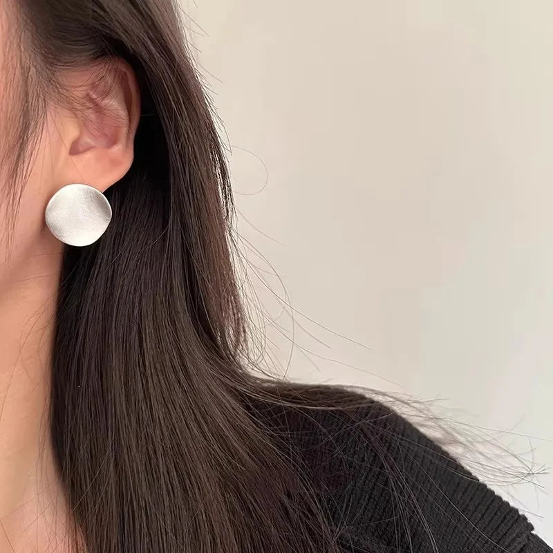 925 Sterling Silver Vintage Earrings For Women Round StringTrendy Earring Jewelry Prevent Allergy Party Accessories Gift Vera Lux