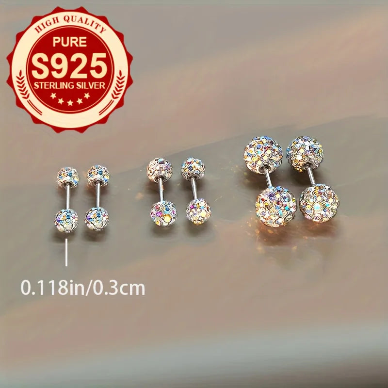 S925 Silver Stud Earrings for Women, Penguin Shape, Party Accessories Vera Lux