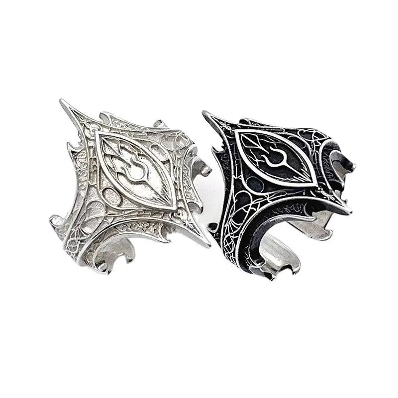 Classical Gothic Vintage Sweet Darkness Ring, Classic Gothic Emblem Personalized Ring, Trendy Men's Party Jewelry Accessories Vera Lux