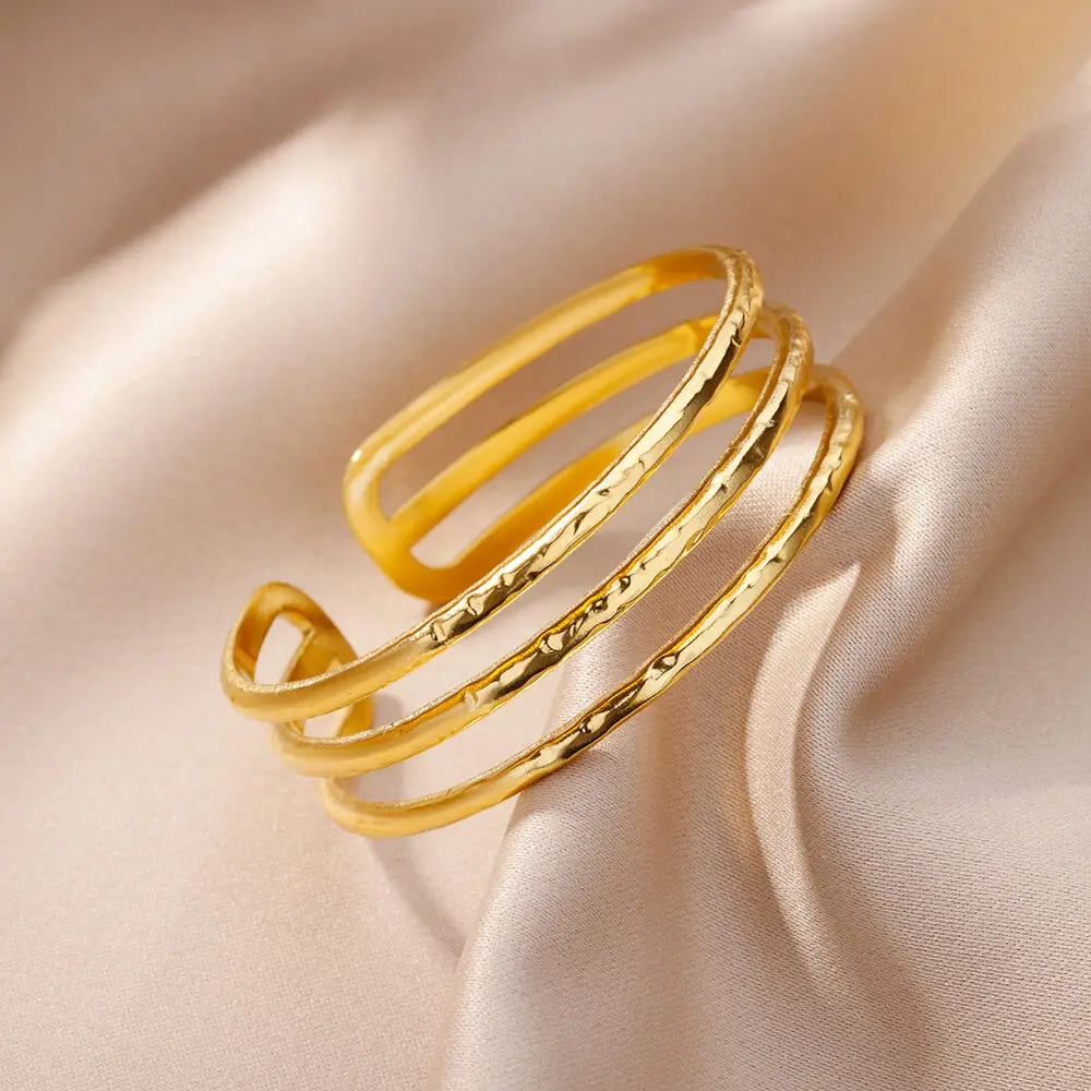 Jesus Bangles Bracelet for Women Stainless Steel Gold Color Luxury Bracelets New Trend Wedding Jewelry pulseras mujer bijoux Vera Lux