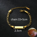 Letdiffery Personalized Eyes Photo Bracelets Stainless Steel Custom Laser Engrave Picture Name Date Men Women Kids Bracelet Gift Vera Lux