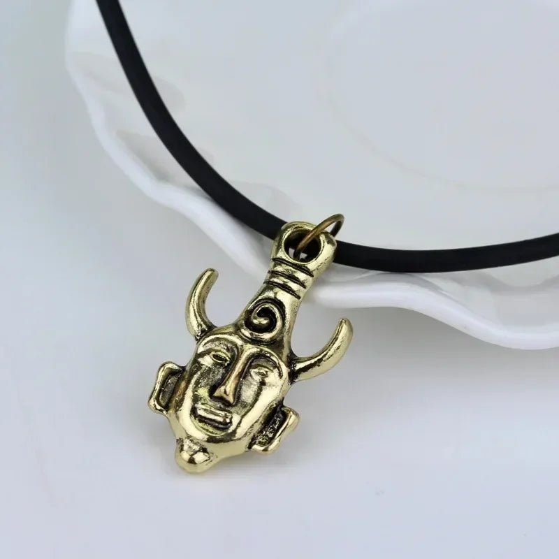 Hot Movie Supernatural Dean Leather Rope Coppery Pendant Necklace for Women Men Winchester Jensen Jewelry Ackles Amulet Vintage Femstylo