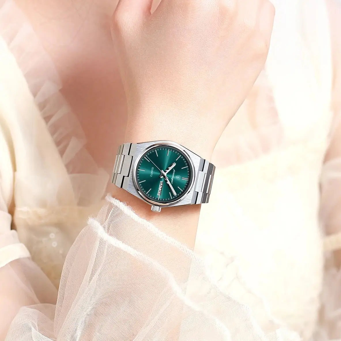 POEDAGAR Luxury Woman Watch Waterproof Luminous Fashion Quartz Ladies Wristwatch Date Week Stainless Steel Women's Watches Reloj Vera Lux