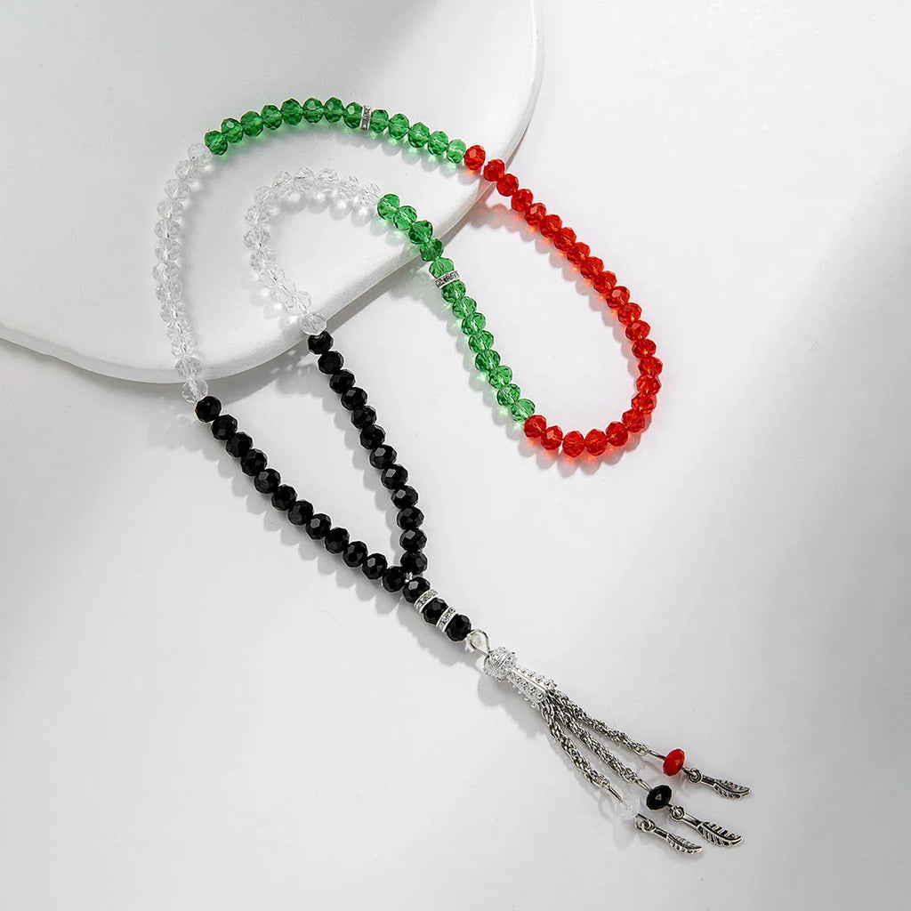 Personalized Long Colored Muslim Prayer Beads Prayer Beads Bracelets Religious Tokens Unisex Religious Jewelry Gifts Vera Lux
