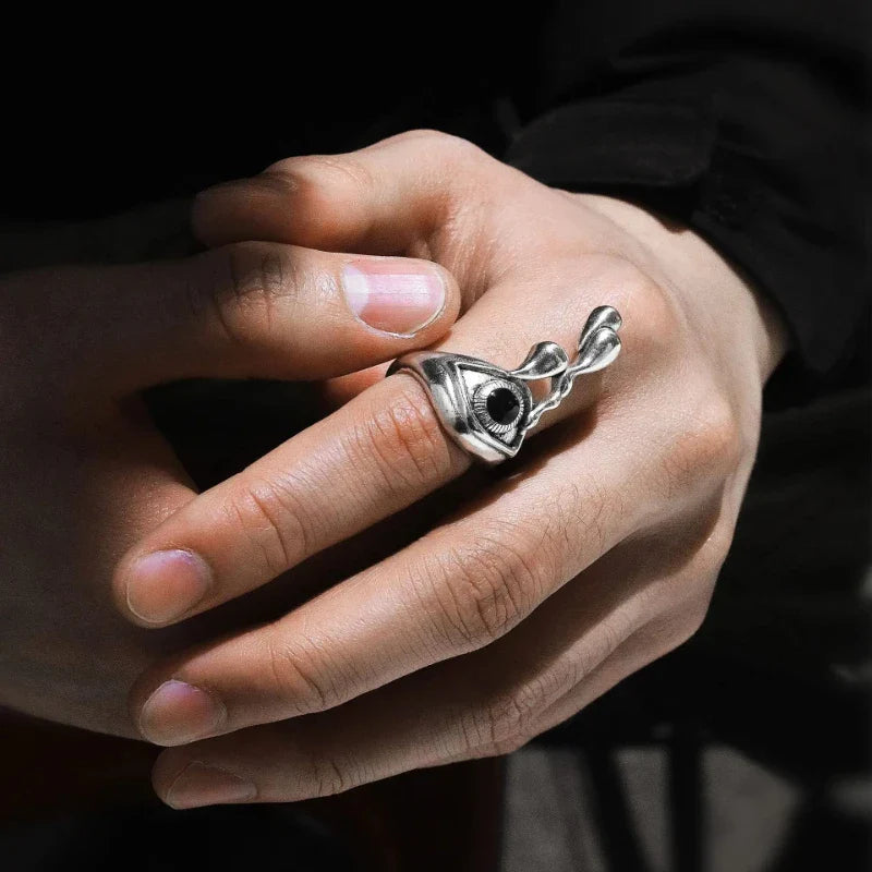 24Pcs Ring Set Alloy Personality Poker Card Smiley Ring Gothic Punk Hip Hop Trend Style Wear Matching Accessories Vera Lux
