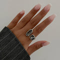 Top Quality Irregular Crystal Rings for Women Wedding Bride Elegent Stone Ring for Women Christmas Mothers' Day Gifts Vera Lux