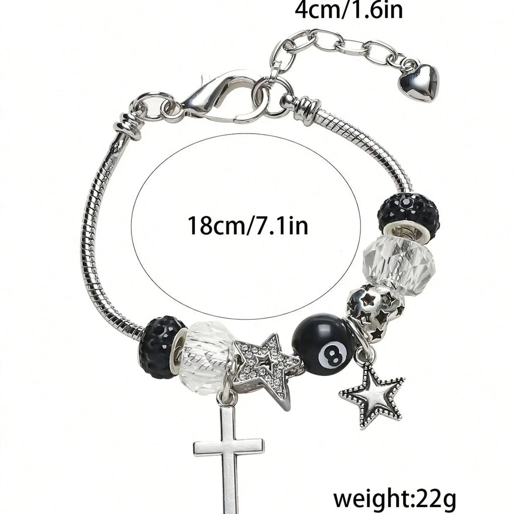 DIY Handmade Hippie Design  Chain  Bracelet Women Metal Star Charms Unisex Adjustable Bracelet Vera Lux
