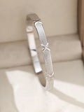 1pieces/set women's wedding jewelry party holiday Valentine's Day gift stainless steel bracelet plated with 18K gold bracelet Vera Lux