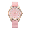 Leather Strap Ladies Watch Polygon Glass Luxury Women clocks Dial Quartz Creative Fashion Quartz Watch Vera Lux