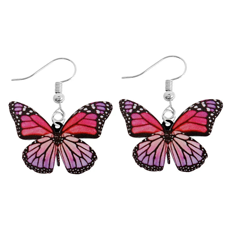 Earring For Women Acrylic Funny Custom Cute Girls Gift Eardrop Kids Animal Rabbit Parrot Bird Frog Butterfly Vera Lux