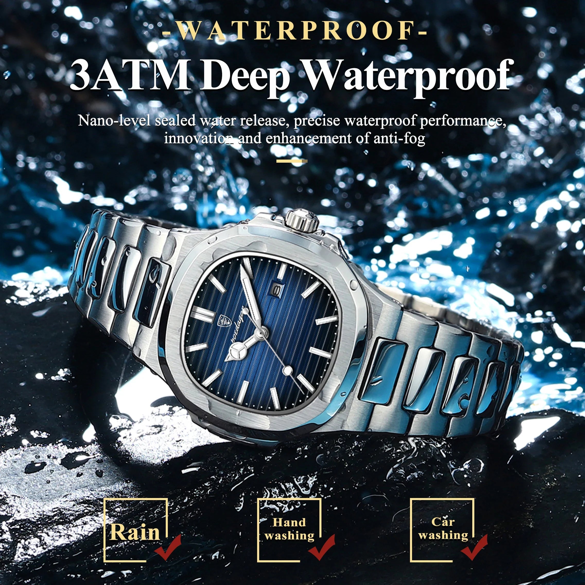 POEDAGAR Luxury Woman’s Quartz Watch Date Waterproof Luminous Ladies Wristwatch Stainless Steel Fashion Watches For Women Reloj Vera Lux
