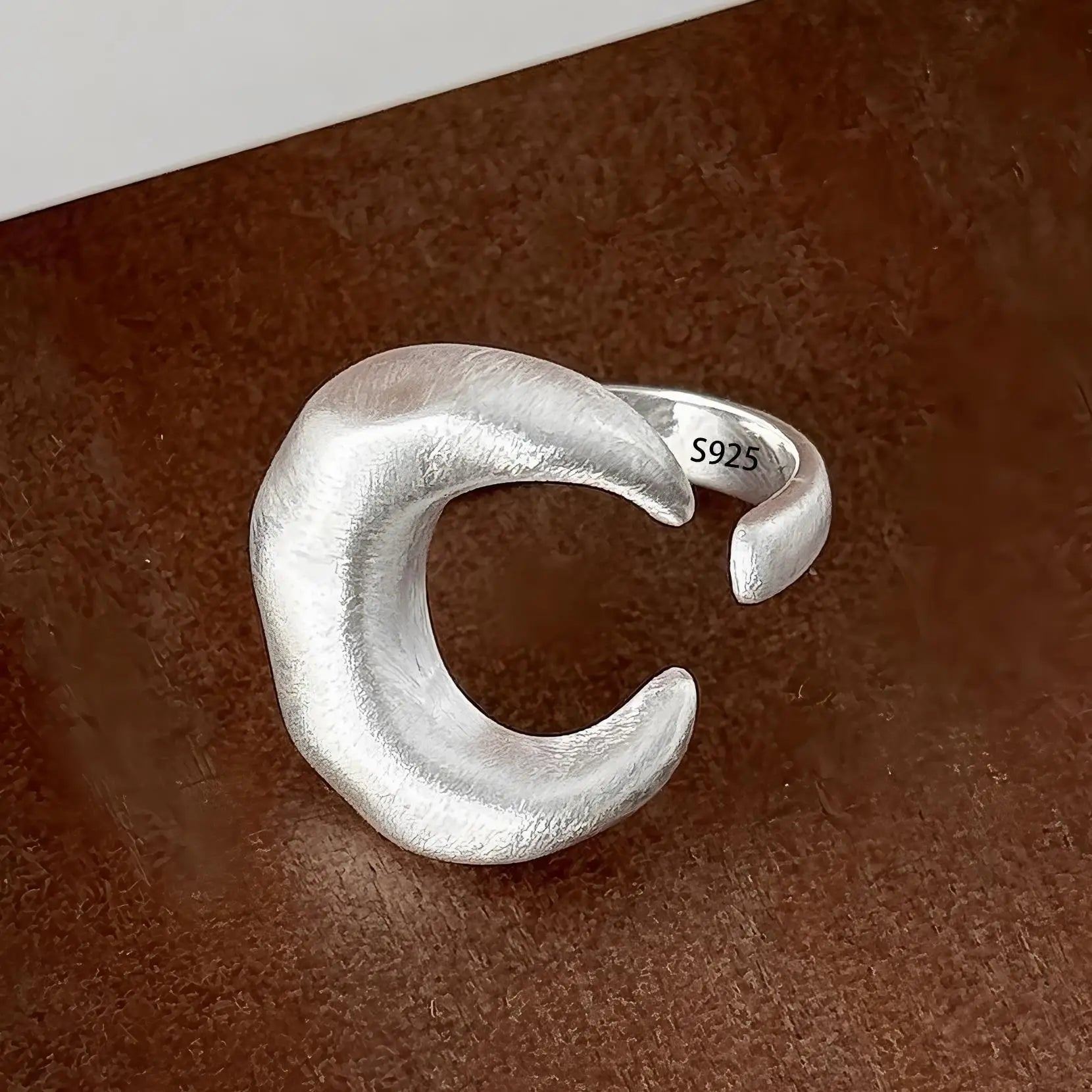 925 Sterling Silver Chain Knot Ring For Women Wrap Wide Band Rock Geometry Punk Jewelry Gift Wholesale Dropshipping Vera Lux