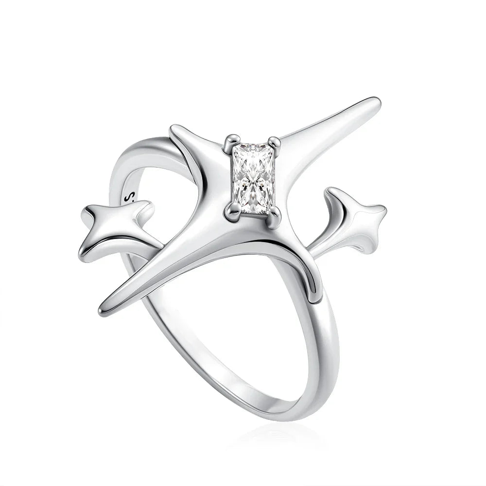 2026 Hot Selling 925 Silver Cute Puppy Flower Elephant Clover Ring Suitable for Wedding Rings, Jewelry Gifts Vera Lux