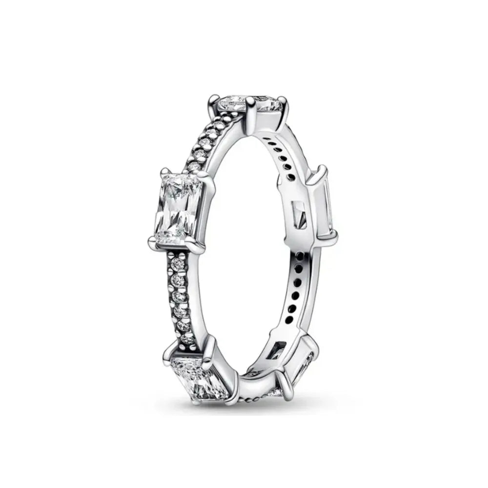 2026 Hot Selling 925 Sterling Silver Heart-Shaped Butterfly Flower Ring, Exquisite and Charming Jewelry Gift for European Women Vera Lux