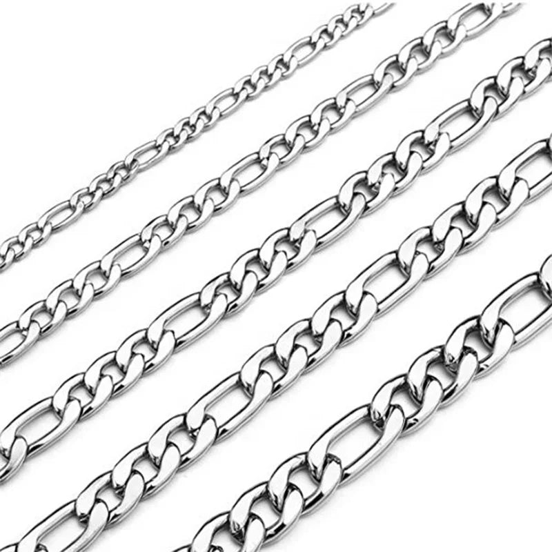 Men's 925 Sterling Silver 2MM/4MM/6MM/8MM/12MM Chain Necklace 16-30 Inch for Man Women Fashion Jewelry High End Necklace Vera Lux