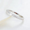 925 Sterling Silver Single Row Zircon Rings For Women Wedding Luxury Party Jewelry Accessories Wholesale Jewellery Money 925 Vera Lux