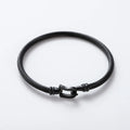 1PCS Stainless Steel Wire Bracelet Horseshoe Shaped Magnetic Buckle Trendy Minimalist Punk Gold Silver Black Men's Bracelet Vera Lux