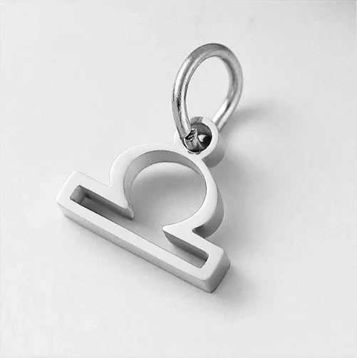 10PCS Stainless Steel Star Zodiac Sign 12 Constellation Pendant Accessories for Necklace Women Man Jewelry Gifts Wholesale Vera Lux